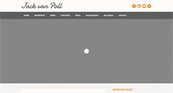 Desktop Screenshot of jackvanpoll.com
